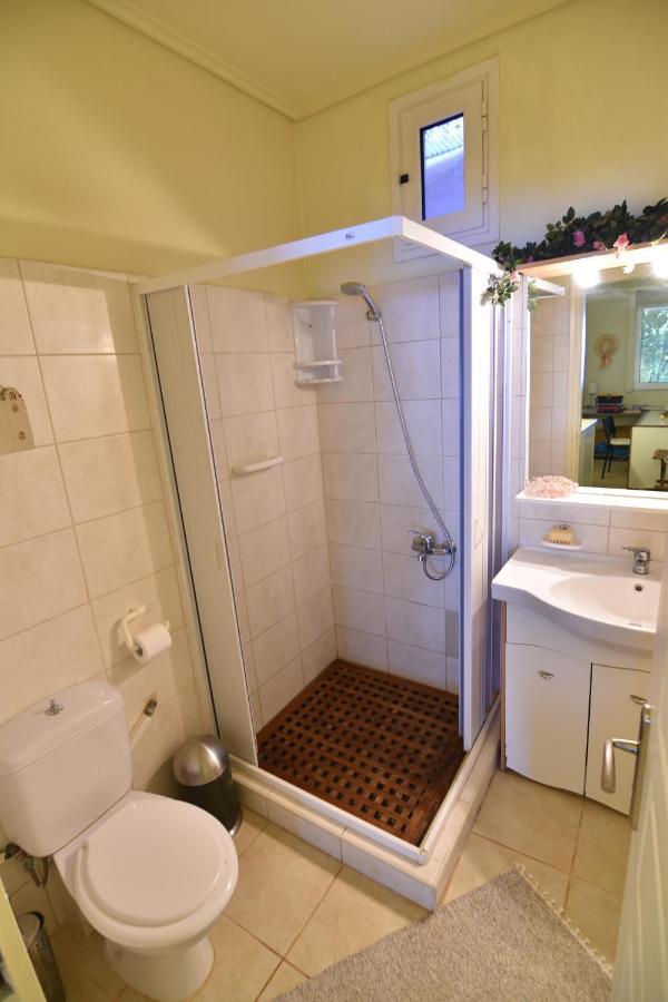 Blue Bay View - Beach House Vathirrevma Bagian luar foto